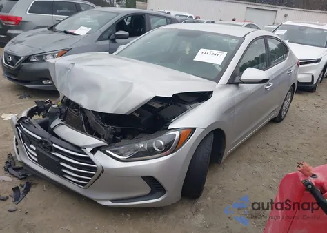 2017 Hyundai Elantra Se from USA, damaged, VIN 5NPD74LF9HH205464